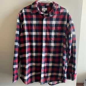 Croft & Barrow Red and Black Checkered Men's Shirt
